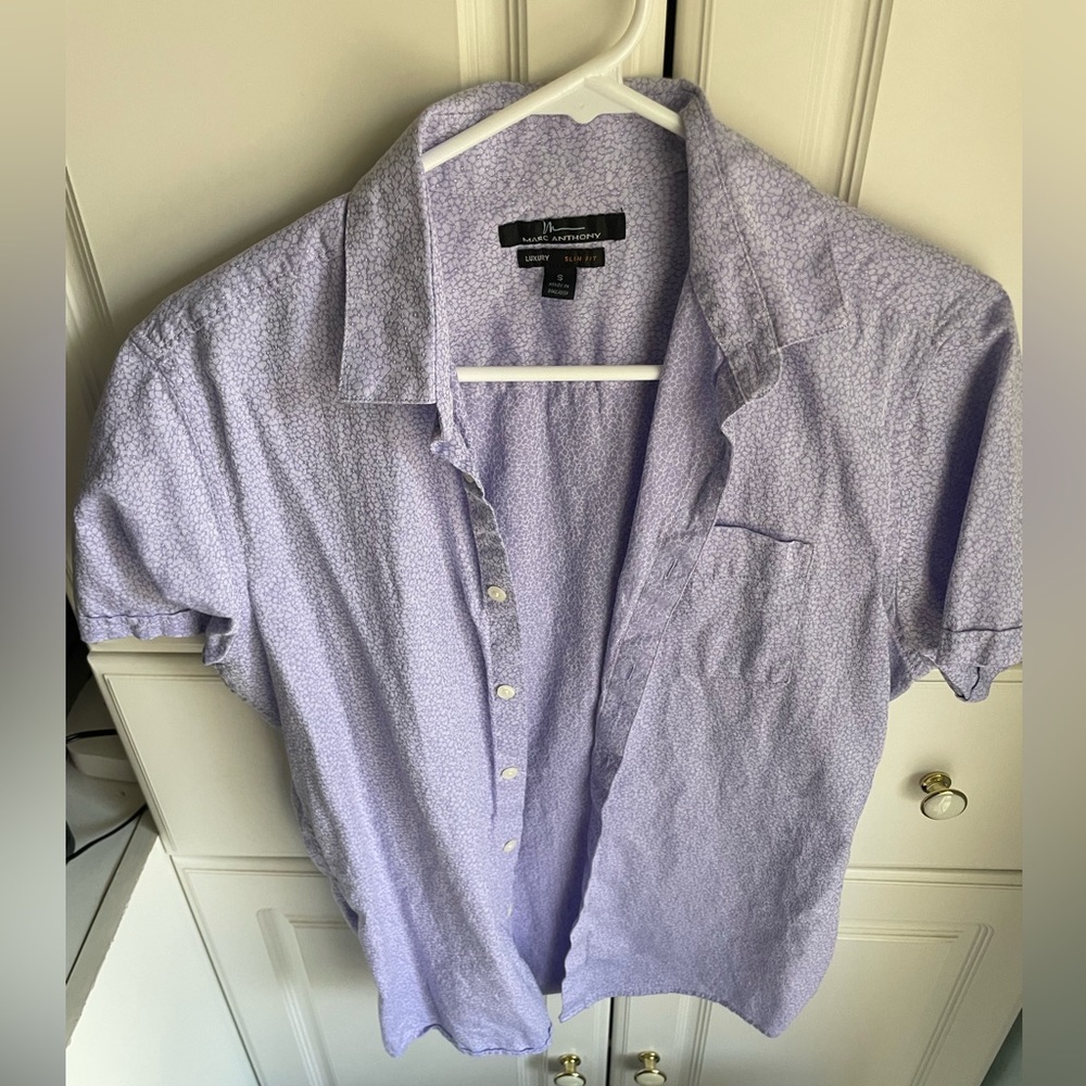 3 pack bundle of short sleeve button up shirts, S, Marc Anthony, Sonoma & Apt. 9